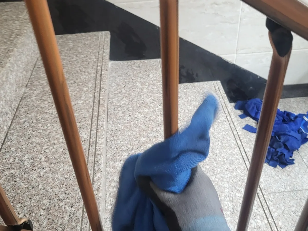북구 사수동 건물 난간·손잡이 위생청소 사례 - 행진크린